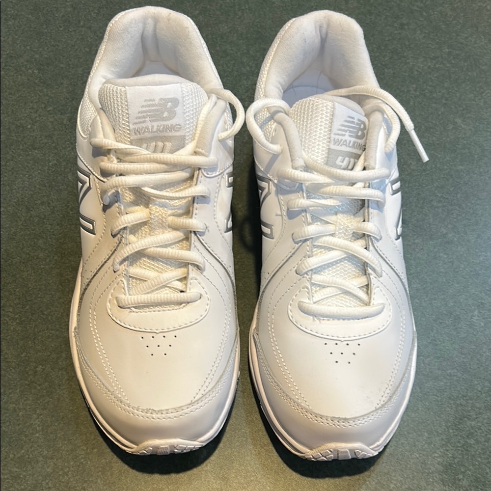 New Balance White Athletic Shoes